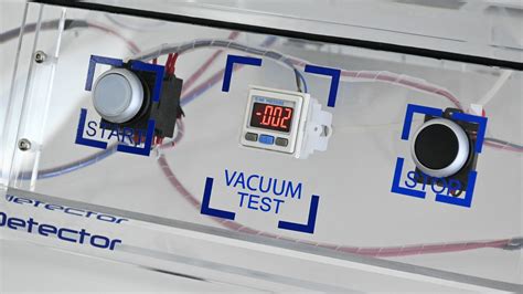 vaccuum chamber drop test|vacuum leak detection requirements.